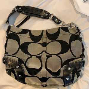Black coach bag